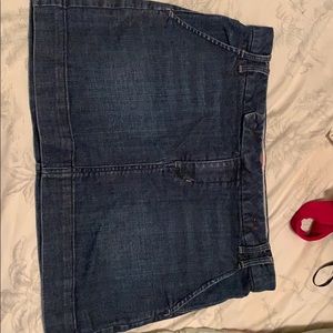 Mini Jean skirt